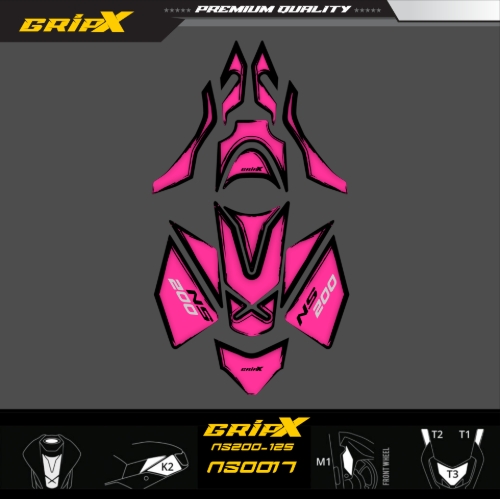 NS200 TANKPAD SET resmi