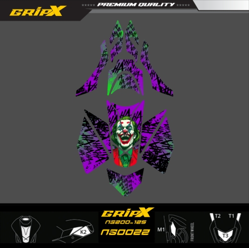 NS200 TANKPAD SET resmi