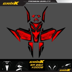 SR250 TANKPAD SET resmi