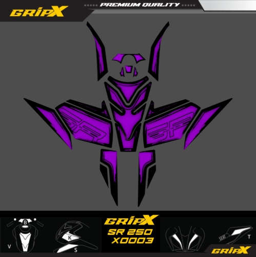 SR250 TANKPAD SET resmi