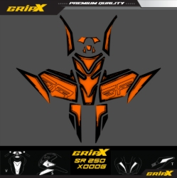 SR250 TANKPAD SET resmi