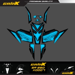 SR250 TANKPAD SET resmi