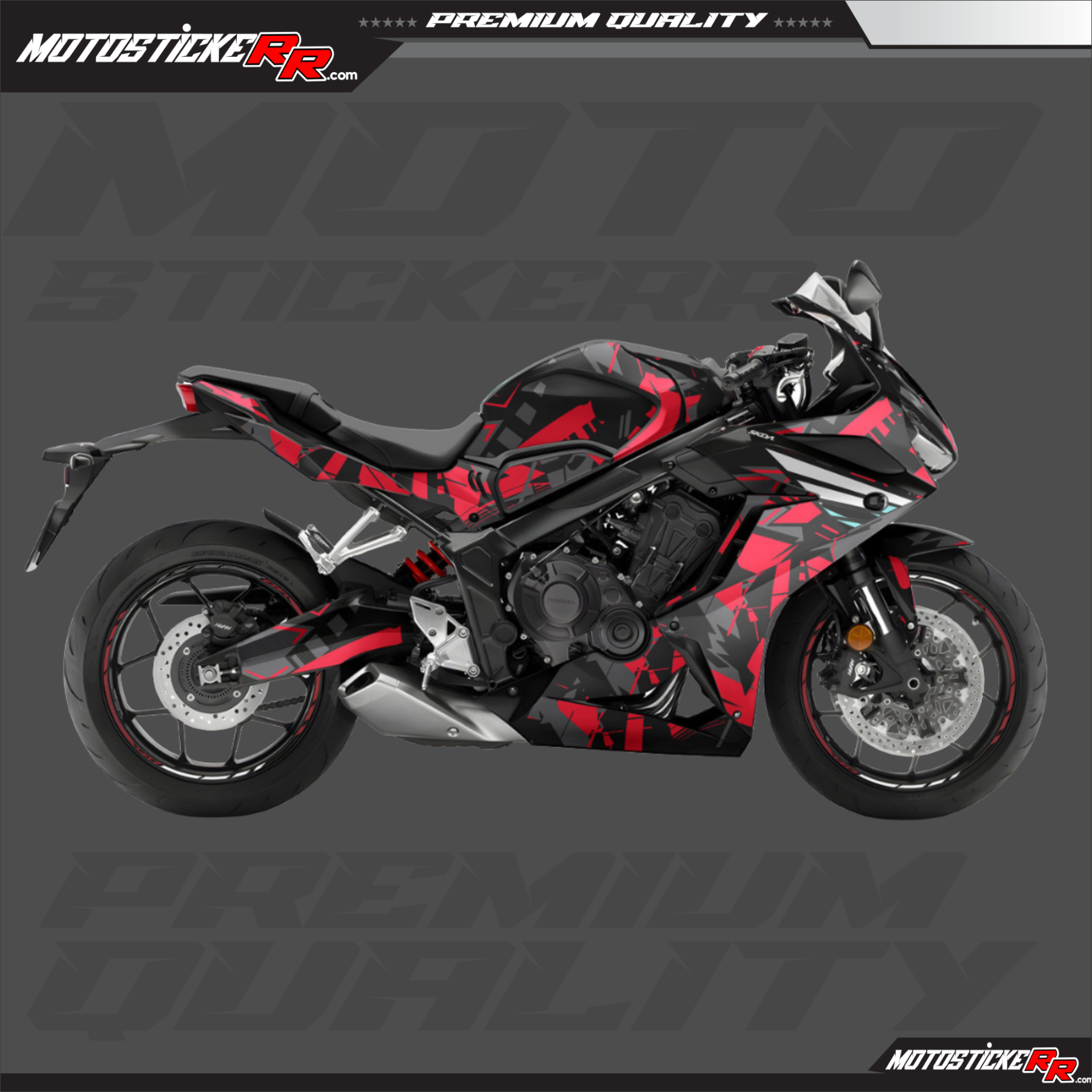 HONDA CBR 650R STİCKER SET resmi