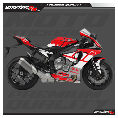 YAMAHA R1 STİCKER SET resmi