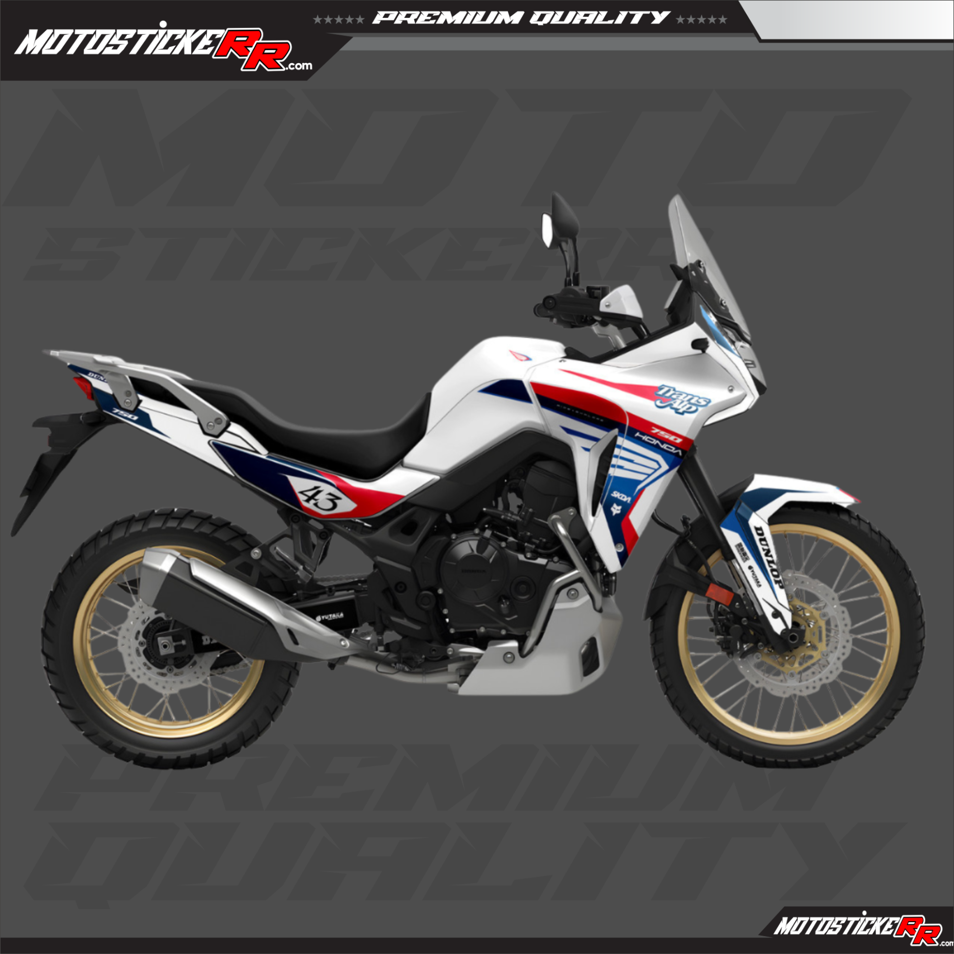 TRANSALP 750 STİCKER SET (2023-2025) resmi