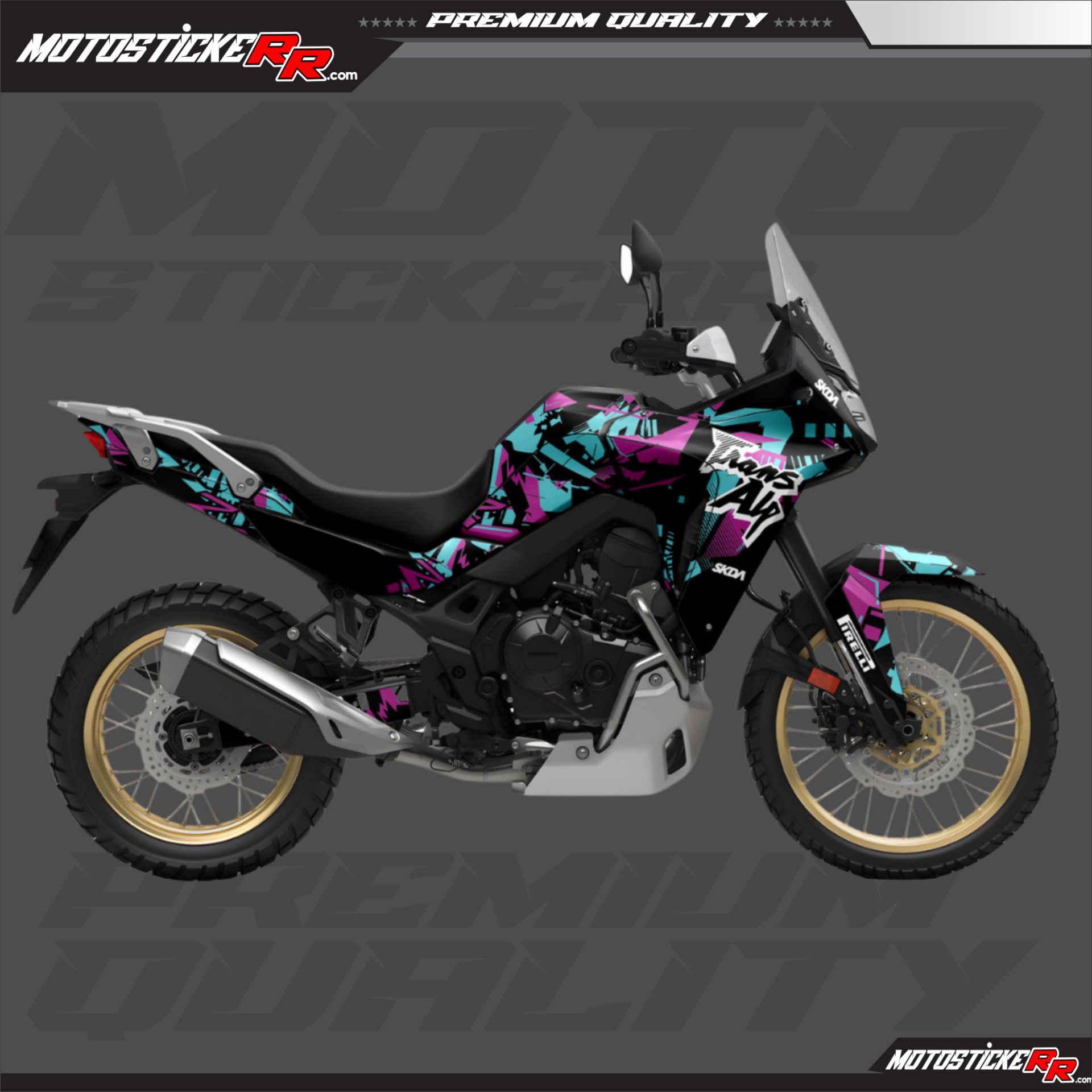 TRANSALP 750 STİCKER SET (2023-2025) resmi