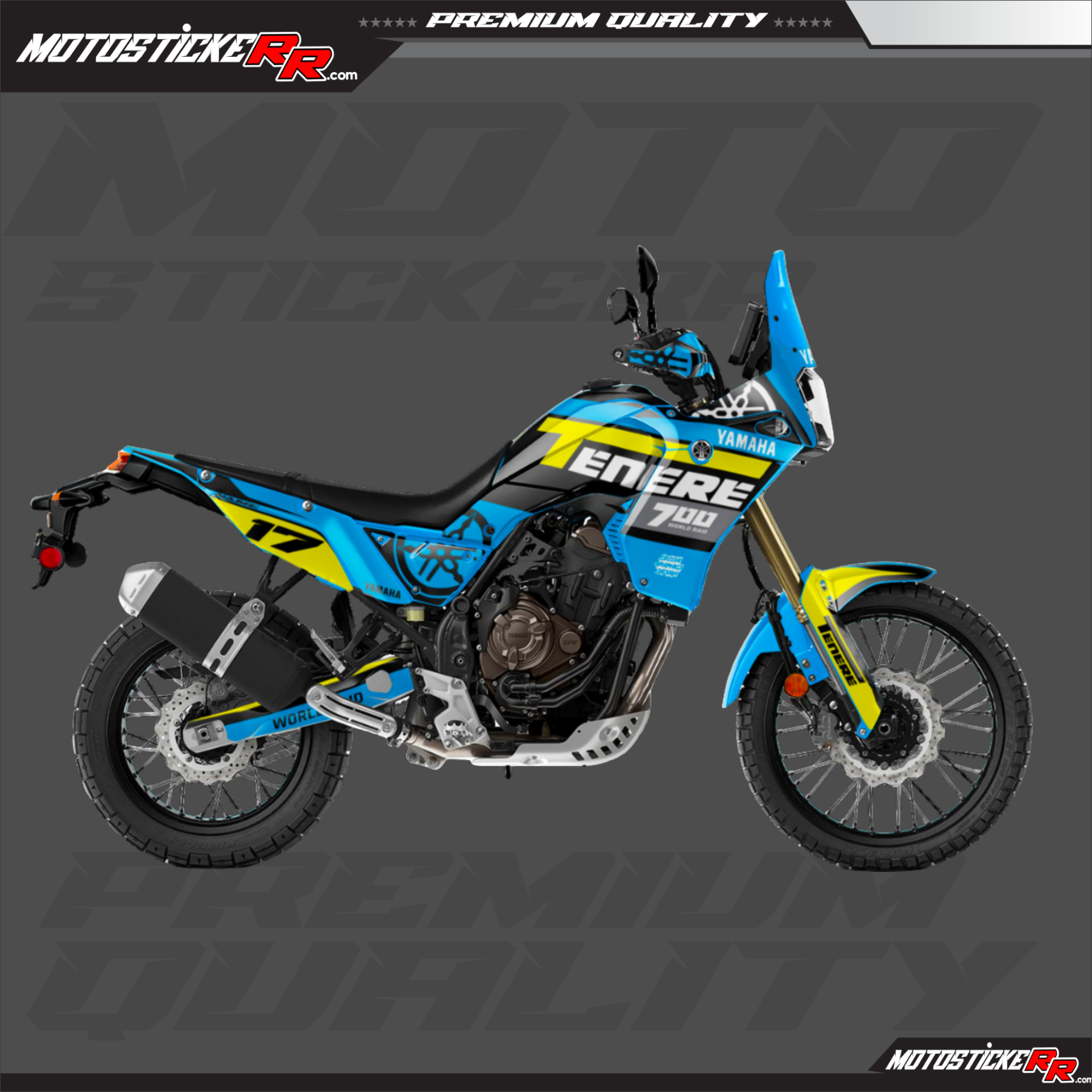 TENERE 700 STİCKER SET (2019-2024) resmi