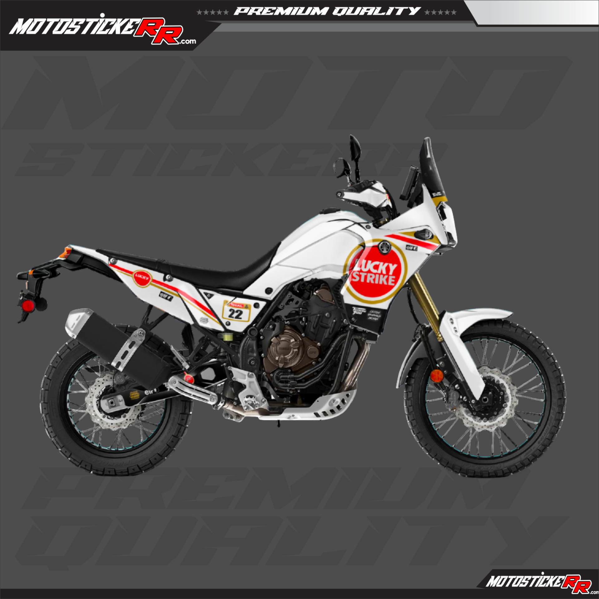 TENERE 700 STİCKER SET (2019-2024) resmi