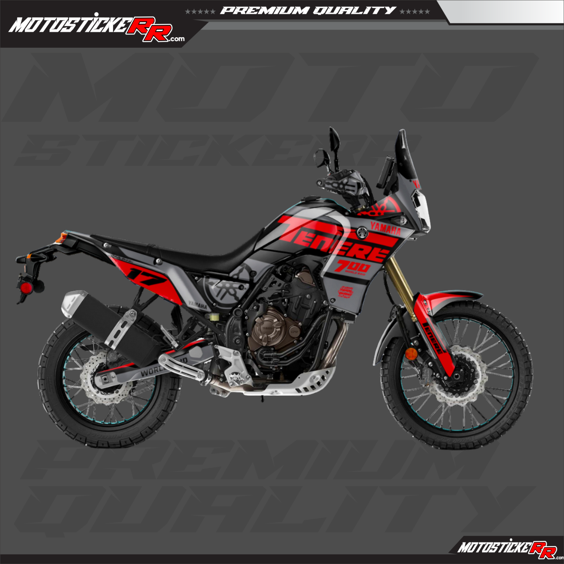 TENERE 700 STİCKER SET (2019-2024) resmi