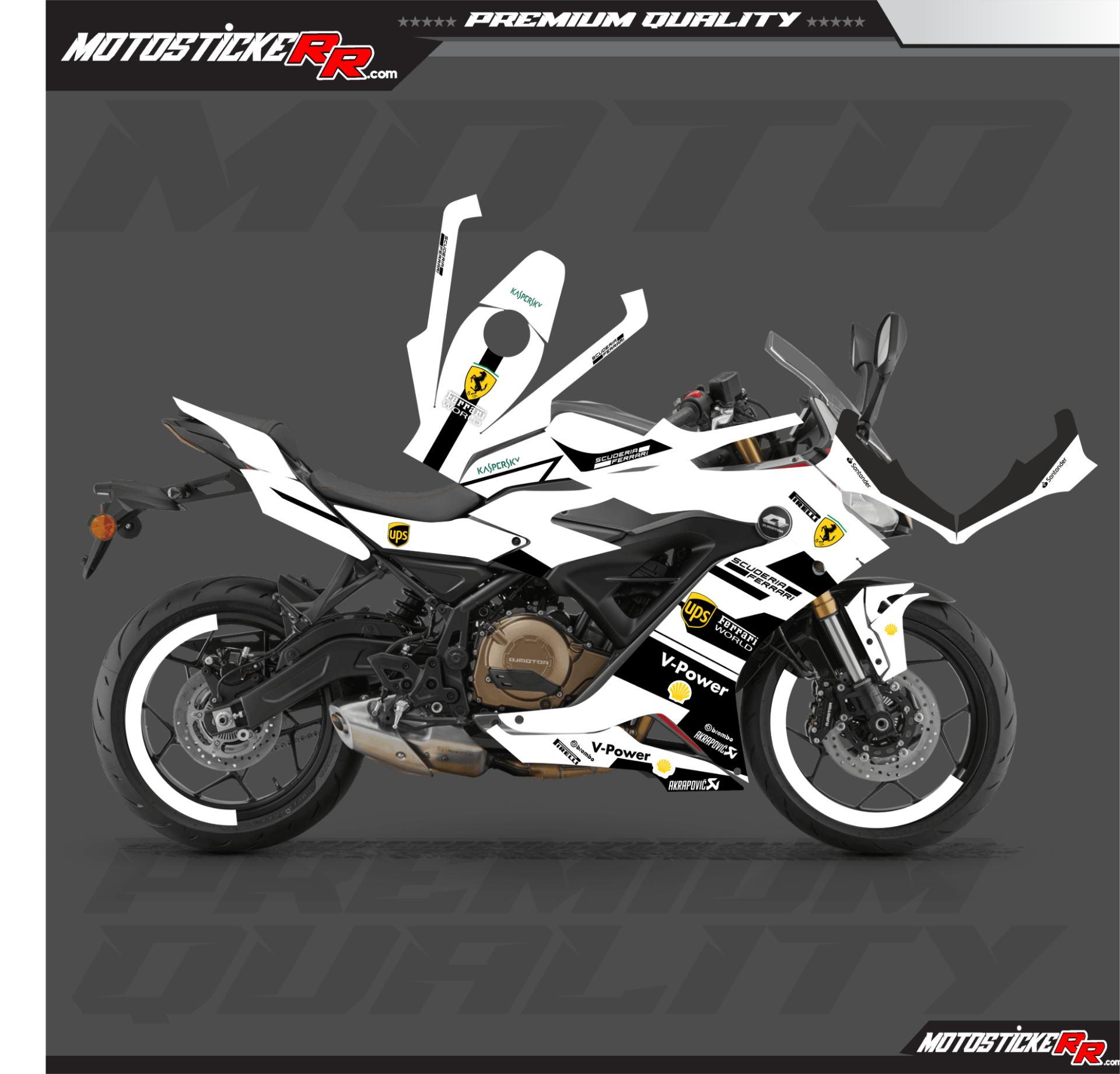 SRK 250-400RR STİCKER SET resmi