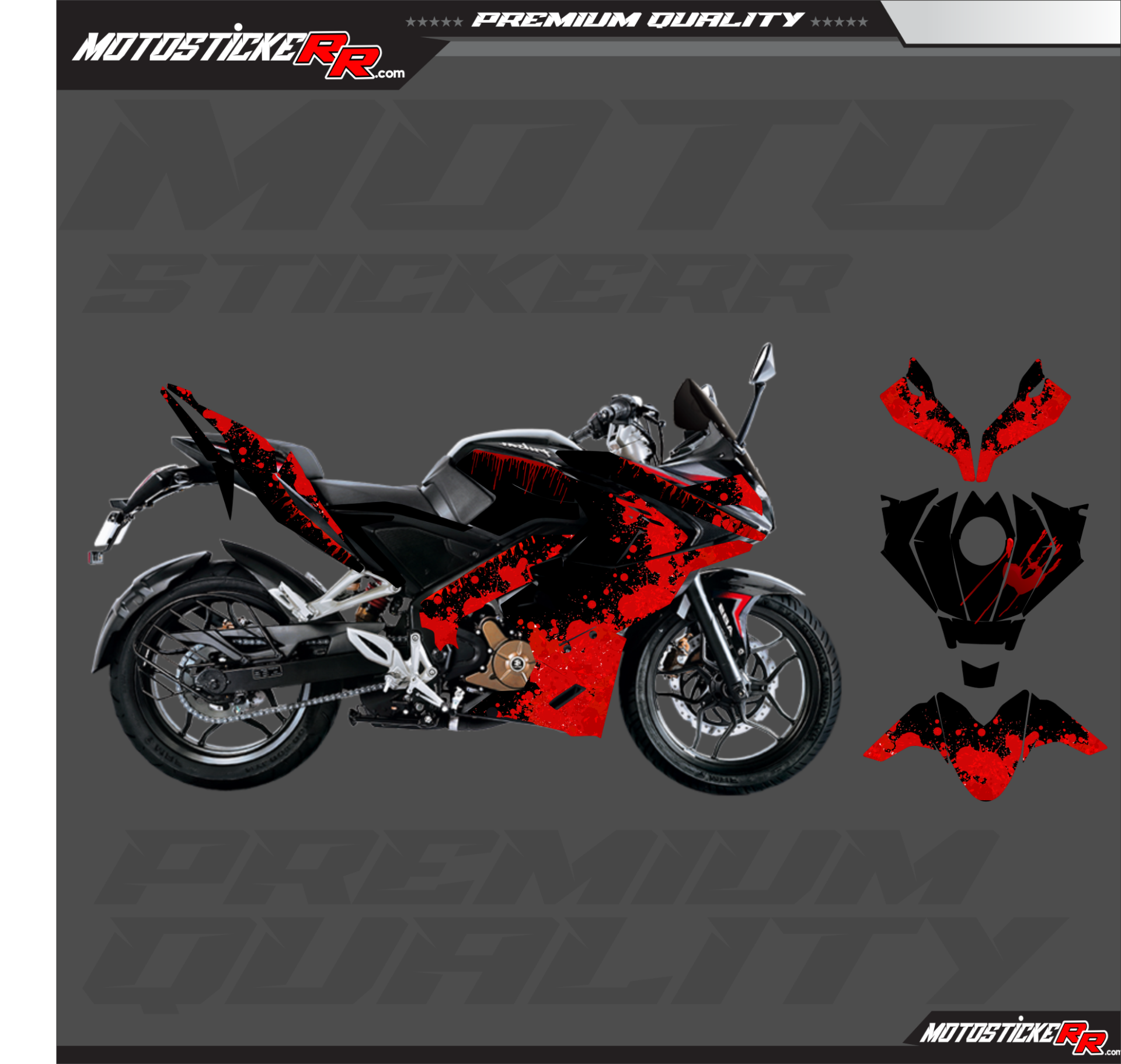 RS 200 STİCKER SET resmi