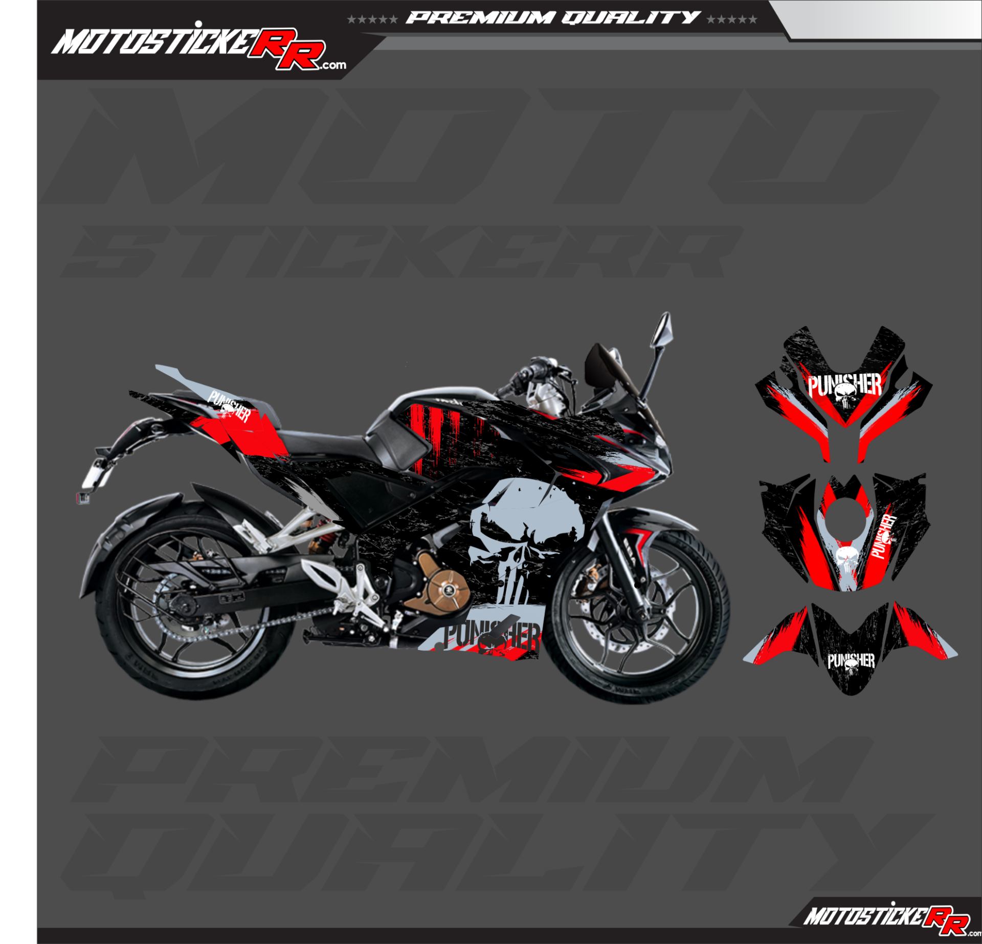 RS 200 STİCKER SET resmi