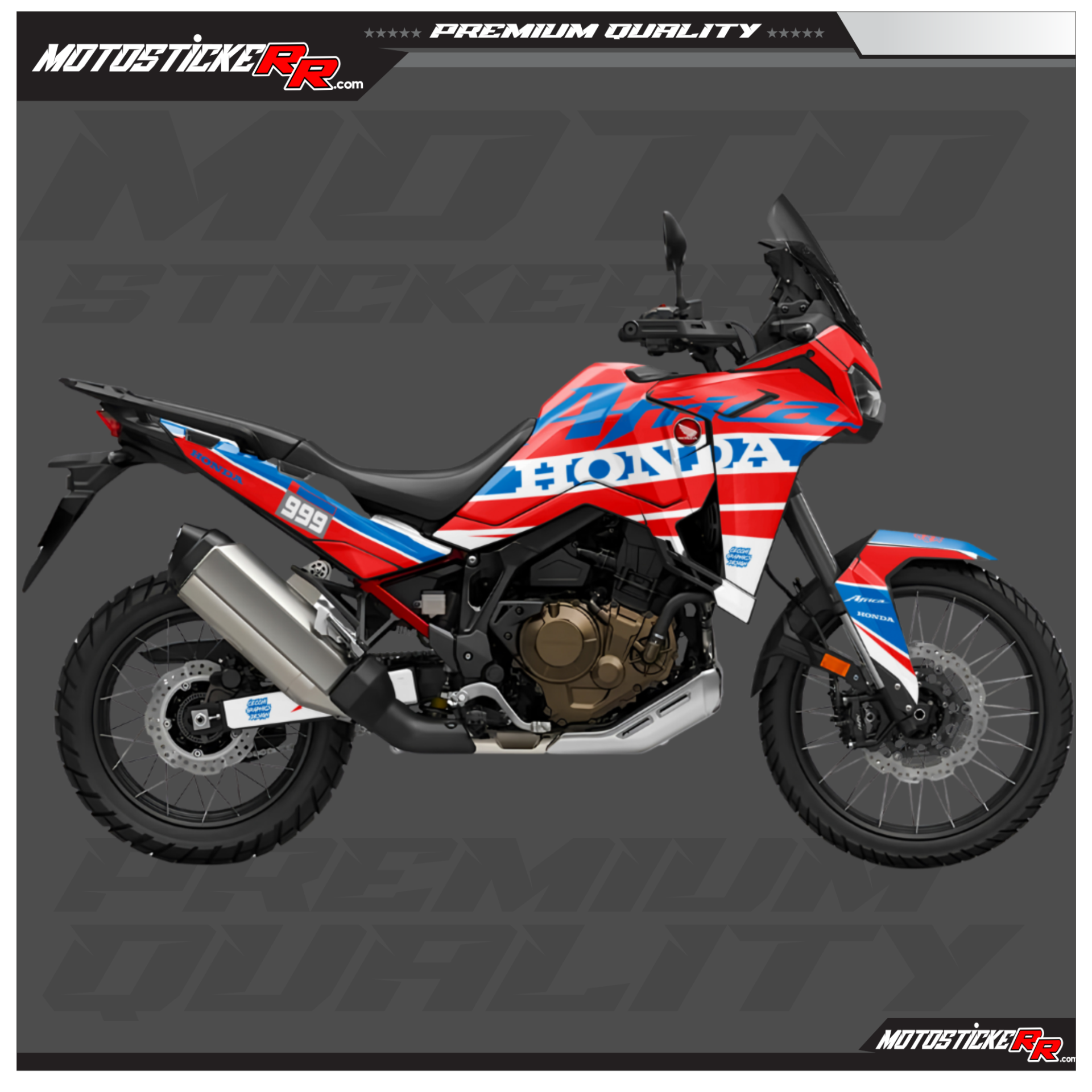 AFRİCA TWİN 1100 L STİCKER SET resmi