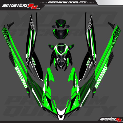 SEADOO RXP STİCKER SET resmi