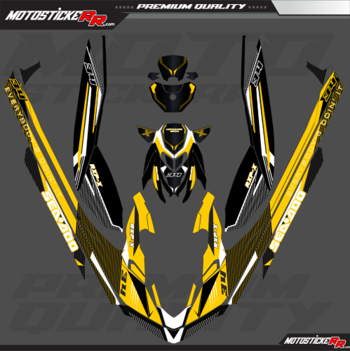 SEADOO RXP STİCKER SET resmi
