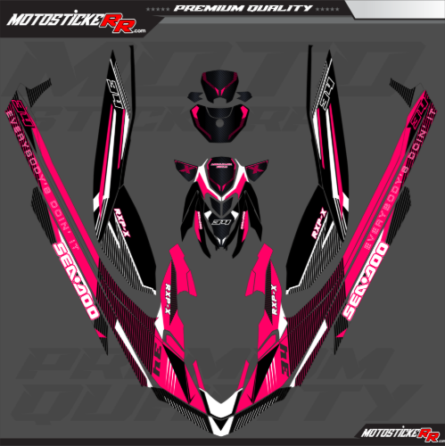SEADOO RXP STİCKER SET resmi