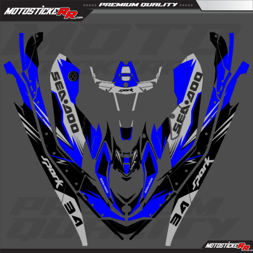SEADOO SPARK TRİXX 3UP STİCKER SET resmi