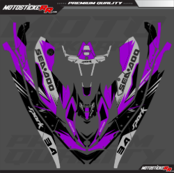 SEADOO SPARK TRİXX 3UP STİCKER SET resmi