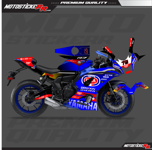 YAMAHA R7 STİCKER SET resmi