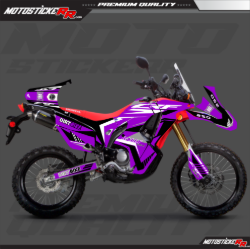 HONDA CRF RALLY STİCKER SET resmi