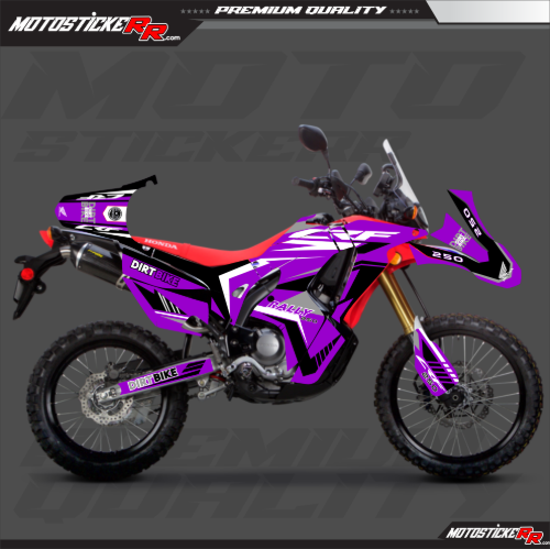 HONDA CRF RALLY STİCKER SET resmi