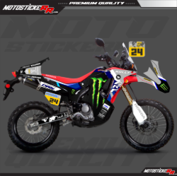 HONDA CRF RALLY STİCKER SET resmi