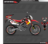 HONDA CRF L STİCKER SET resmi